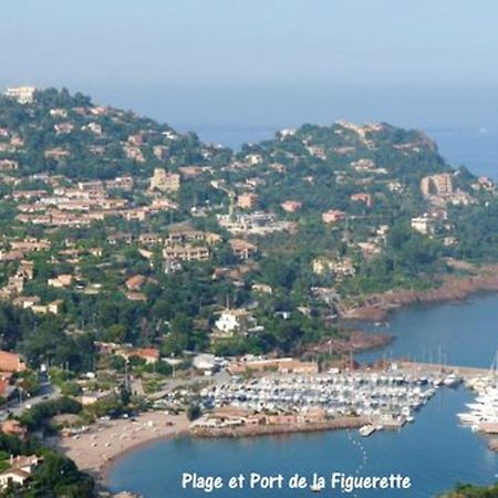 Studio A Theoule Sur Mer A 400 M De La Plage Avec Vue Sur La Mer Terrasse Amenagee Et Wifi Apartman Kültér fotó